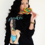 Disphunktional Comic Lady w/ Crazy Pop CrewNeck - Thumbnail 2