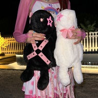 Y2K Doll Rabbit Bunny Star Plush Handmade 3D Bag - Thumbnail 6