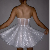 Sparkly White Homecoming Dresses Short - Thumbnail 2