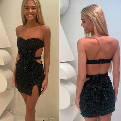 Sparkly Homecoming Dresses Short Sexy 