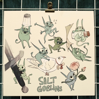 Salt goblins print