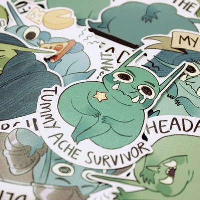 Suffering goblins stickers