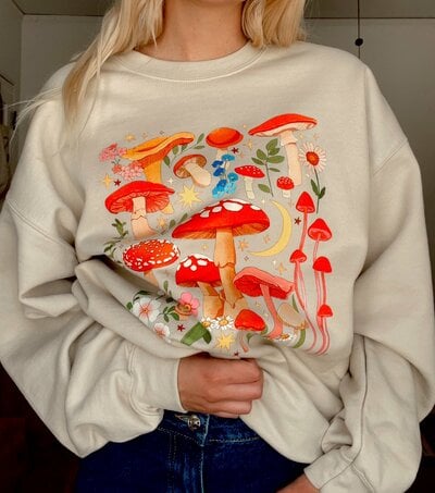 Mushroom Patch Pullover
