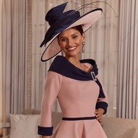 Sheath Mother of Bride/Groom Dresses for Women Three Quarter Strapless Wedding Party Gown with Belt Vestido De Noche Summer - Thumbnail 1