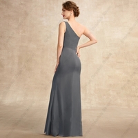 Elegant Three Quarter Mother of Bride/Groom Dresses for Women Ruffles 2023 Summer Beach Wedding Party Gown Vestido De Noche Chiffon - Thumbnail 2