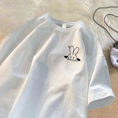 Bunny pocket print short sleeve t-shirt  - Thumbnail 2