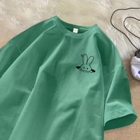 Bunny Pocket Print Short Sleeve T-shirt  - Thumbnail 4