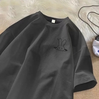 Bunny Pocket Print Short Sleeve T-shirt  - Thumbnail 5