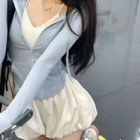 Pastel Zipper Hoodie - Thumbnail 3