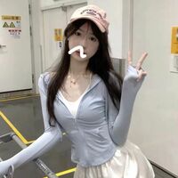 Pastel Zipper Hoodie - Thumbnail 5