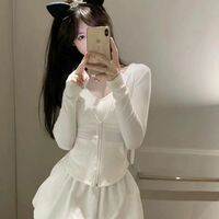 Pastel Zipper Hoodie - Thumbnail 6