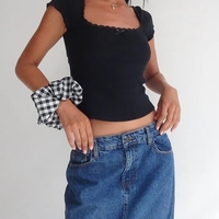 White Lace Short Sleeve Shirt  - Thumbnail 5