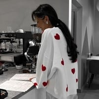 Heart Embroidery Long Sleeve Pullover  - Thumbnail 5