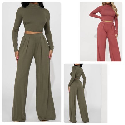 Long Sleeve Crop SET-TD