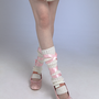 Balletcore Coquette Bow Soft Girl Pink White Blue Gray Leg Warmers Socks-2