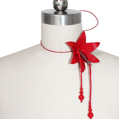 Star bloom choker ( red )