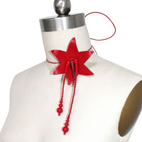 Star Bloom Choker ( Red ) - Thumbnail 2