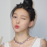 Y2K Double Layer Silver Pink Stars Necklace - Thumbnail 1