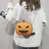 Funny Pumpkin Bag Halloween Fashion Chain Bag Cute Personalized Creative Women's Bag - Thumbnail 6