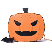 Funny Pumpkin Bag Halloween Fashion Chain Bag Cute Personalized Creative Women's Bag - Thumbnail 1