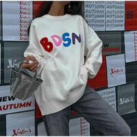 Funny Embroidery Knit Pullover  - Thumbnail 4