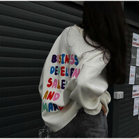 Funny Embroidery Knit Pullover  - Thumbnail 6