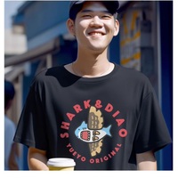 Shark Plane Print Short Sleeve T-shirt  - Thumbnail 6