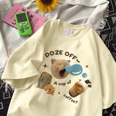 Cat Coffee Bakery Short Sleeve T-shirt 