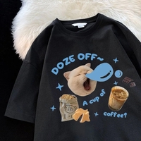 Cat Coffee Bakery Short Sleeve T-shirt  - Thumbnail 3