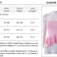 Pink Ruffle Irregular Mesh Tube Top - Thumbnail 9