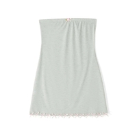 Green Rose Bow Strapless Mini Dress  - Thumbnail 1