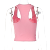 Pink Diva Rhinestone Tank Top - Thumbnail 7