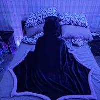 Japanese Bat Cartoon Plush Poncho  - Thumbnail 8