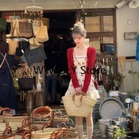 Cherry Lace Print Mini Dress - Thumbnail 4