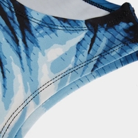 Blue Retro Body Print Tank Top - Thumbnail 4