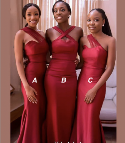 Red Bridesmaid Dresses for Wedding Party