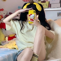 Japanese Anime Logo Short Sleeve T-shirt  - Thumbnail 3