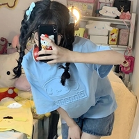 Japanese Anime Logo Short Sleeve T-shirt  - Thumbnail 4