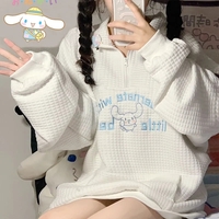 Japanese Anime Waffle Sweater  - Thumbnail 1