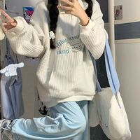 Japanese Anime Waffle Sweater  - Thumbnail 8
