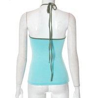 Blue Patchwork Halter Top  - Thumbnail 6