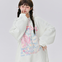 Sweet and cute bear and bunny hoodie - Thumbnail 7