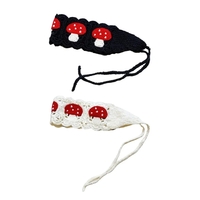 Mushroom Crochet Headband  - Thumbnail 5