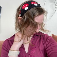 Mushroom Crochet Headband  - Thumbnail 4
