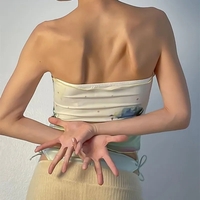 Tie Dye Colorful Tube Top - Thumbnail 3