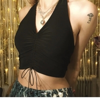 Vintage Plaid Halter Top - Thumbnail 4