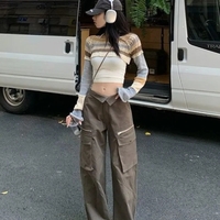 Striped Hollow Out Smock - Thumbnail 4