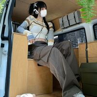 Striped Hollow Out Smock - Thumbnail 7