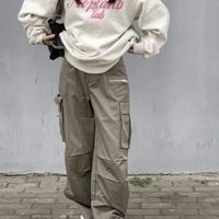 Grey Letter Print Oversized Pullover  - Thumbnail 3