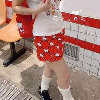 Kawaii Cute Kitty Red Skirt - Thumbnail 3